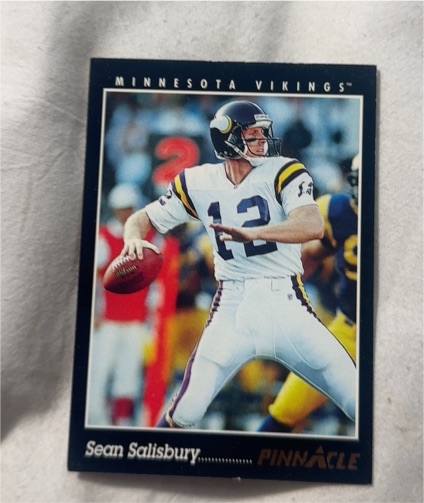 1993 Pinnacle #194 Sean Salisbury — front