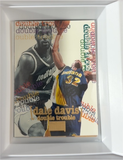 1996-97 SkyBox Premium Double Trouble #261 Dale Davis — front