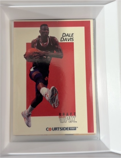 1991 Courtside Draft Pix #15 Dale Davis — front