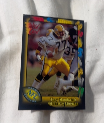 1991 Wild Card #116 Tony Mandarich Green Bay Packers — front