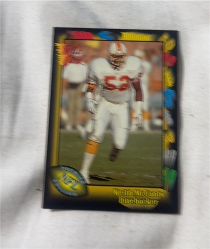1991 Wild Card #96 Keith McCants — front