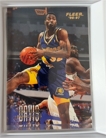 1996-97 Fleer #43 Dale Davis — front