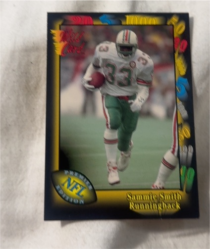 1991 Wild Card #32 Sammie Smith — front