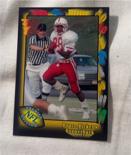 1991 Wild Card #39 Bruce Pickens — front