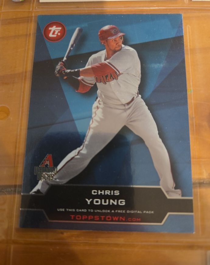 2011 Topps Topps Town #TT-11 Chris Young — front