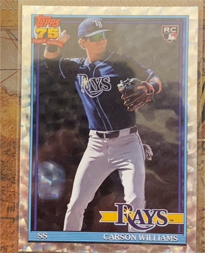 2026 Topps Series 1 #T91-38 Carson Williams — front