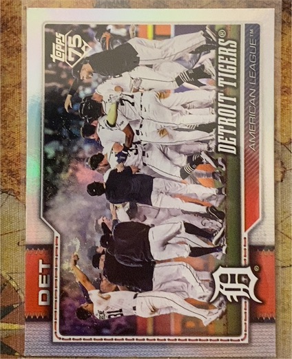 2026 Topps Series 1 #262 Detroit Tigers Team Card — front