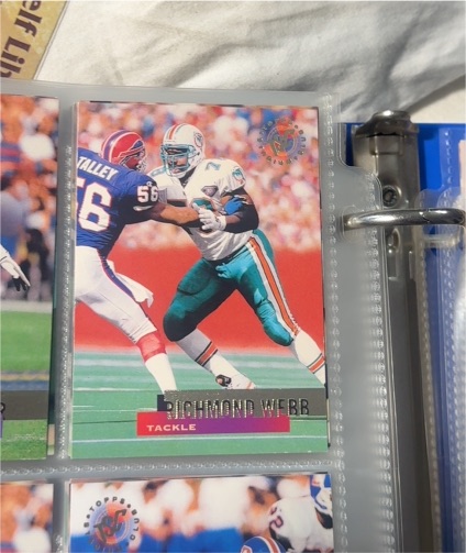 1992 Pro Set #398 Richmond Webb — front