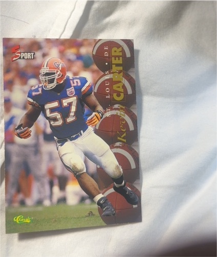 1995 Classic 5 Sport #48 Kevin Carter — front