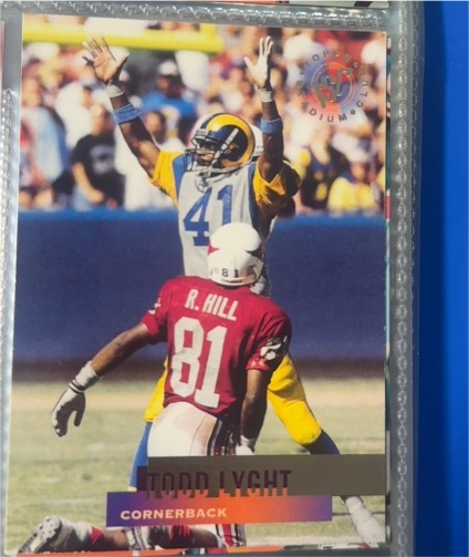1995 Topps Stadium Club #54 Todd Lyght — front