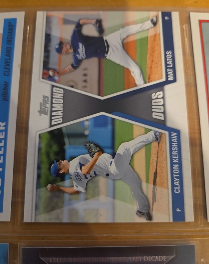 2011 Topps Diamond Duos #DD-KL Clayton Kershaw / Mat Latos — front