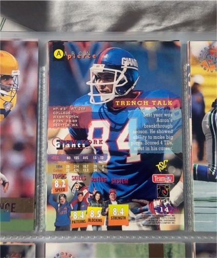1995 Topps Stadium Club #14 Aaron Pierce — front