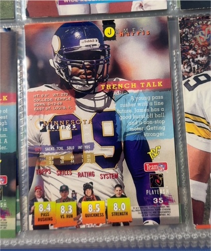 1995 Topps Stadium Club #35 J'Marcus Mims — front