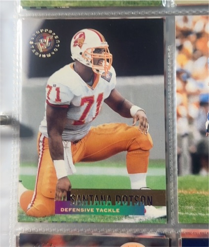 1993 Topps Stadium Club #3 Santana Dotson — front