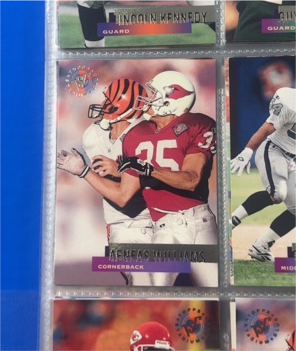 1996 Skybox Impact #35 Menias Williams — front