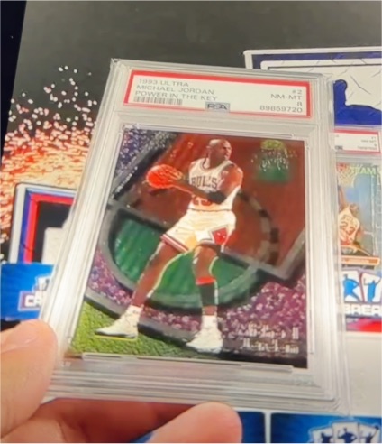 1993 Ultra #42 Michael Jordan Power In The Key — front