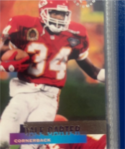 1992 All World #45 Dale Carter — front