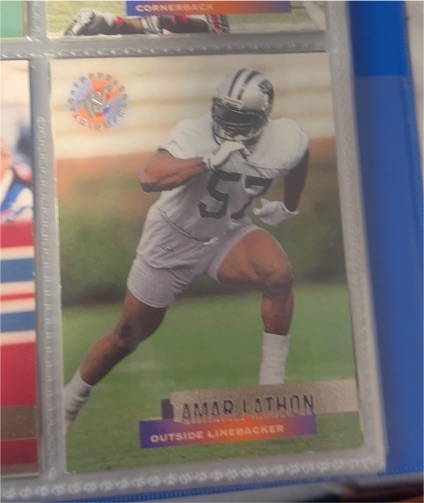 1995 Topps Stadium Club #96 Lamar Lathon — front