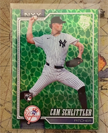 2026 Topps Series 1 #111 Cam Schlittler — front