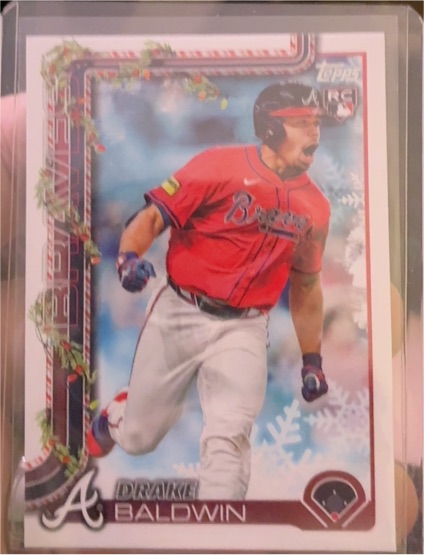 2025 Topps Holiday #H60 Drake Baldwin — front