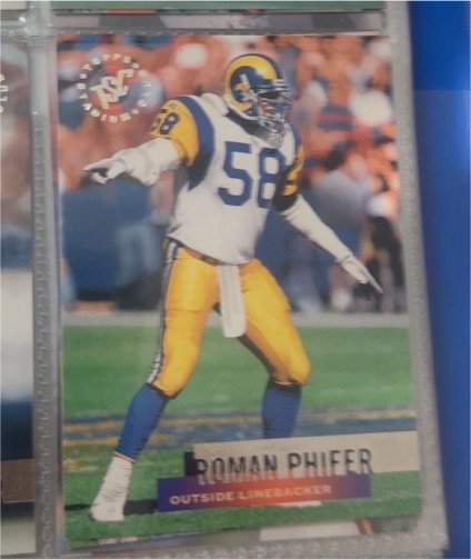 1992 Pro Set #223 Roman Phifer — front