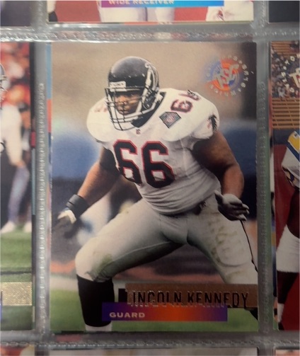 1993 Pro Set #66 Lincoln Kennedy — front