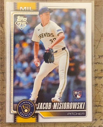 2026 Topps 75th Anniversary #10 Jacob Misiorowski — front