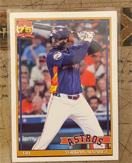 2026 Topps Series 1 #T91-36 Yordan Alvarez — front