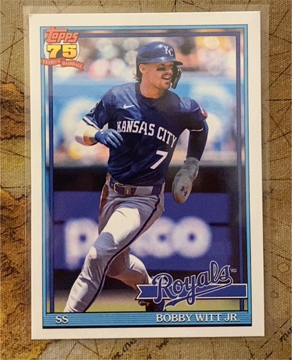 2026 Topps Series 1 #T91-3 Bobby Witt Jr. — front