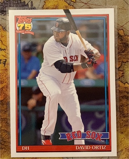 2026 Topps Series 1 #T91-15 David Ortiz — front