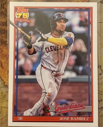 2026 Topps Series 1 #T91-69 Jose Ramirez — front