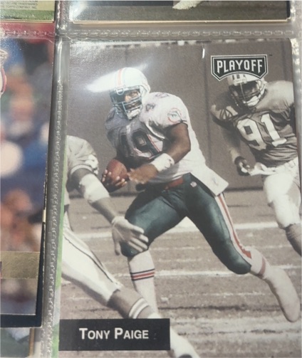 1993 Playoff #173 Tony Paige — front