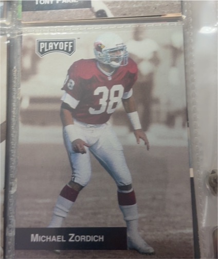 1993 Playoff #227 Michael Zordich — front