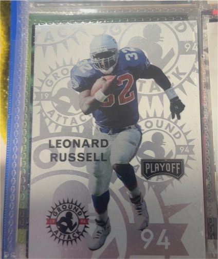 1994 Playoff Ground Attack #249 Leonard Russell — front
