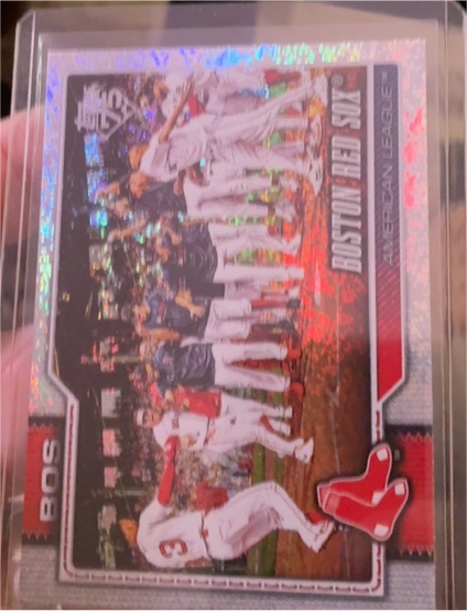 2026 Topps Series 1 #198 Boston Red Sox Team Card — front