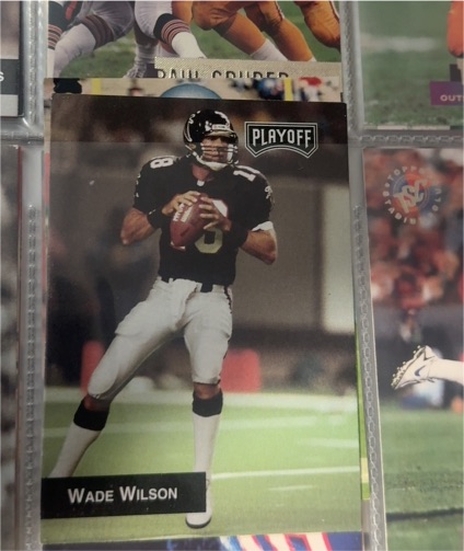 1993 Playoff #122 Wade Wilson — front