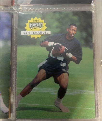 1994 Playoff #291 Bert Emanuel — front