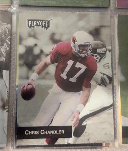 1993 Playoff #158 Chris Chandler — front