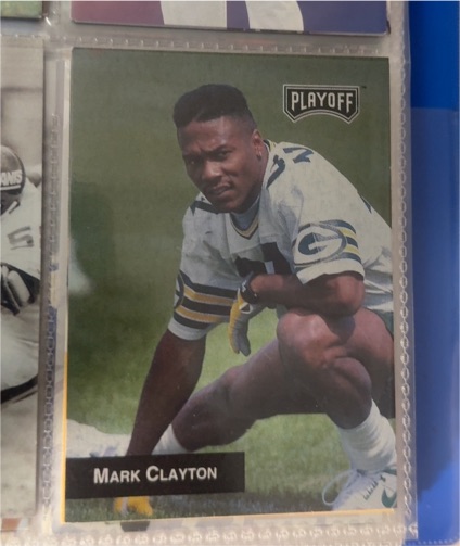 1993 Playoff #18 Mark Clayton — front