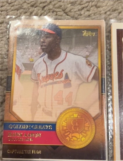 2012 Topps Golden Greats #GG-55 Hank Aaron — front