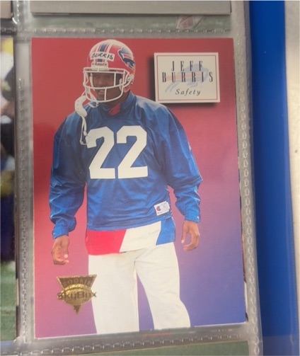 1994 SkyBox Premium #183 Jeff Burris Rookie Card — front