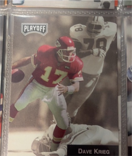 1992 Playoff #137 Dave Krieg — front