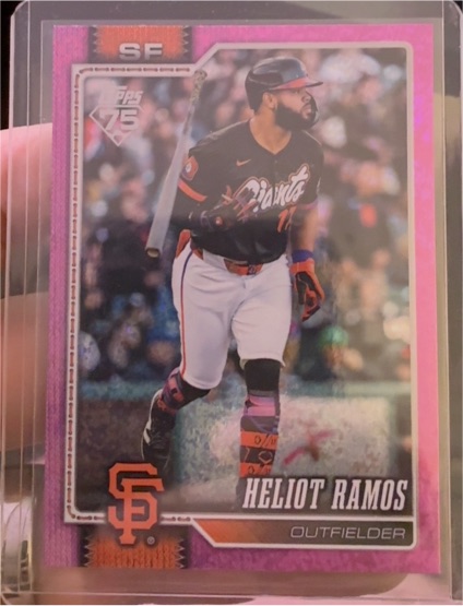 2026 Topps Series 1 #8 Heliot Ramos — front