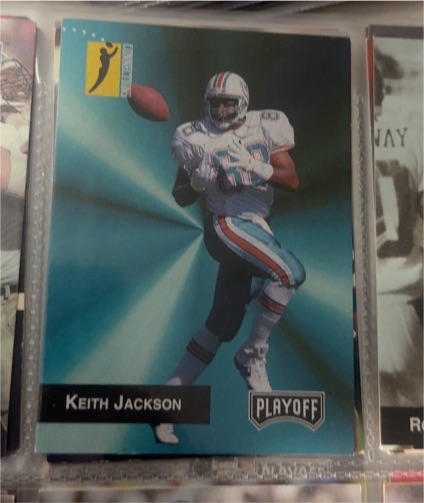 1993 Playoff #292 Keith Jackson — front