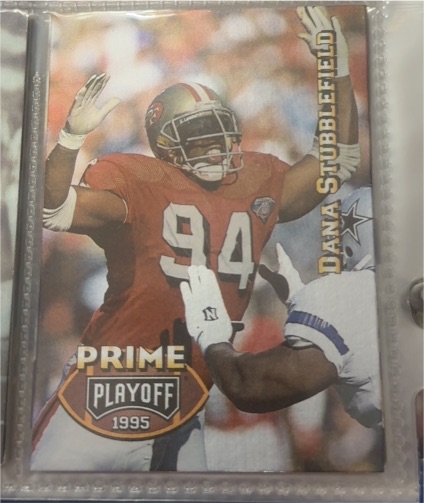 1995 Playoff Prime #82 Dana Stubblefield — front