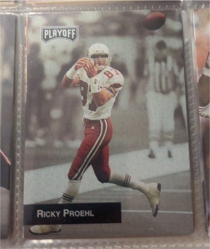 1993 Playoff #35 Ricky Proehl — front