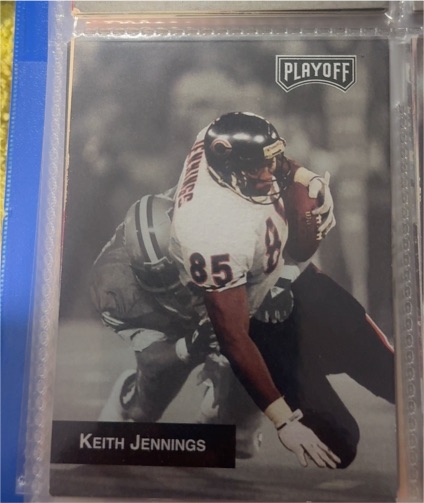 1993 Playoff #185 Keith Jennings — front