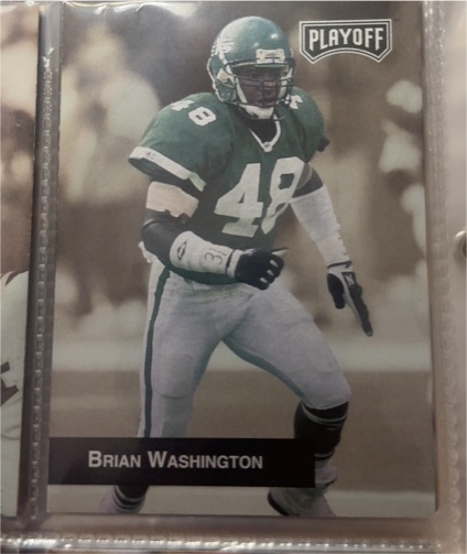 1993 Playoff #225 Brian Washington — front