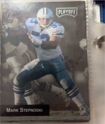 1993 Playoff #157 Mark Stepnoski — front
