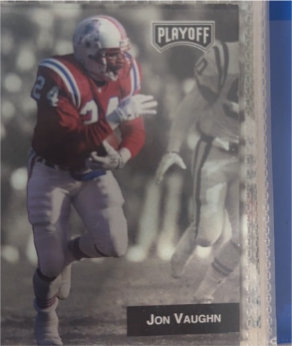 1993 Playoff #175 Jon Vaughn — front